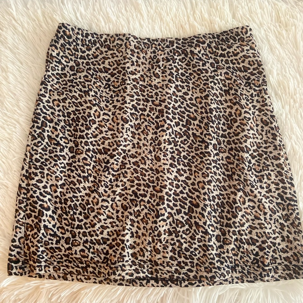 SHEIN Cheetah Print Skirt